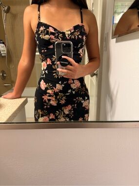 floral midi dress